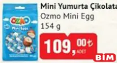 ŞÖLEN OZMO MİNİ EGG YUMURTA ÇİKOLATA 154 G - BAYRAM ŞEKERİ/ÇİKOLATASI